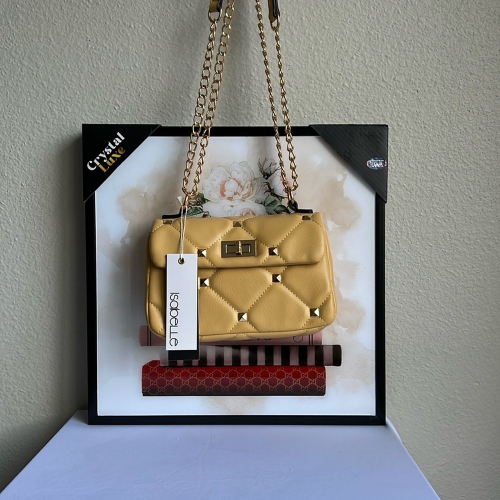 Isabelle Vegan leather Studded Crossbody Bag - Picture 13 of 16